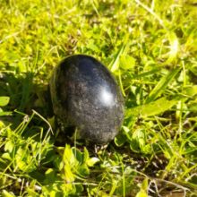 Bild von Yoni Ei - goldener Obsidian L