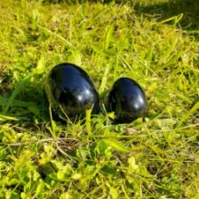 Bild von Yoni Ei - schwarzer Obsidian S